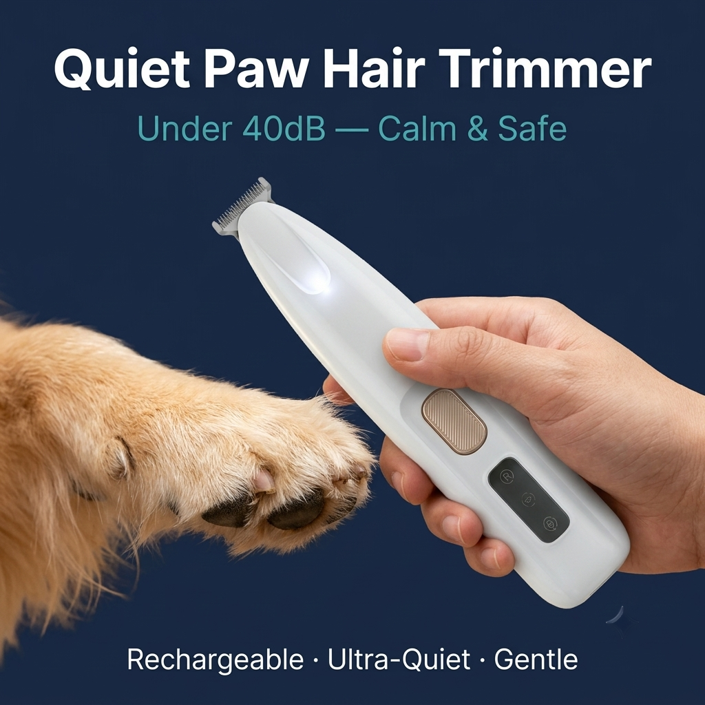 Quiet Dog Paw Hair Trimmer