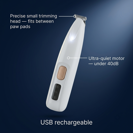 Quiet Dog Paw Hair Trimmer